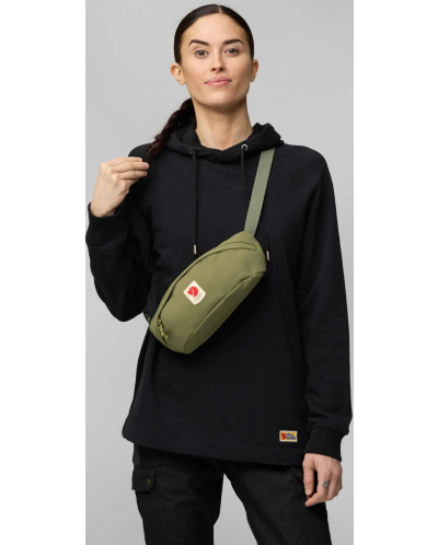 Чанта за кръст Fjallraven - Ulvo Hip Pack Medium, черна - 3