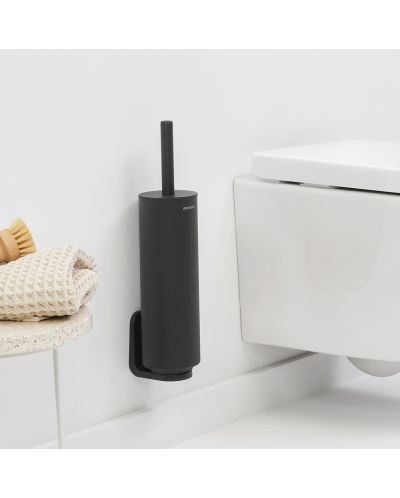 Четка за тоалетна със стойка Brabantia - MindSet, Mineral Infinite Grey - 8