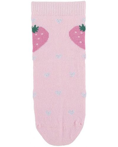 Чорапи с неплъзгащо стъпало Sterntaler - Сърце, 21/22 размер, 18-24 м, розови - 3