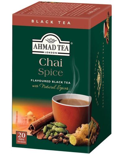 Chai Spice Плодов черен чай, 20 пакетчета, Ahmad Tea - 1