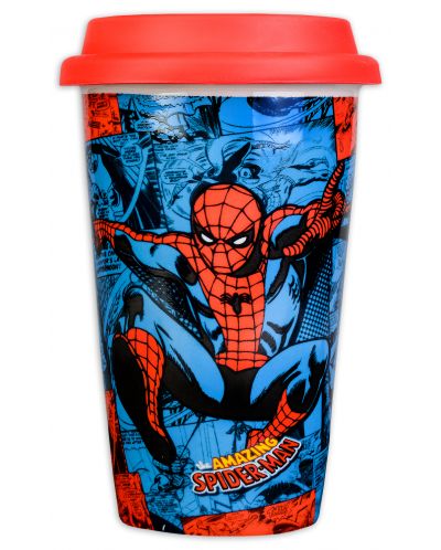 Чаша за път Pyramid Marvel - Spider-Man, 340 ml - 1