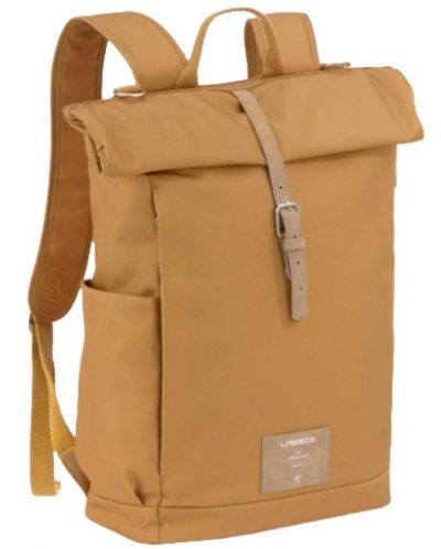 Чанта за бебешка количка с аксесоари Lassig - Rolltop, Curry - 1