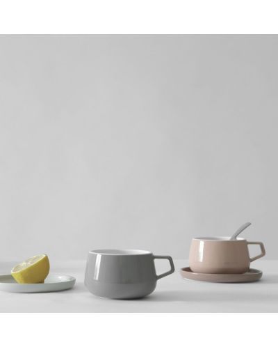 Чаша за чай с чинийка Viva Scandinavia - Classic Storm, 250 ml - 3