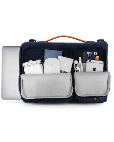 Чанта за лаптоп Tomtoc - Defender-A42 A42F2B1, 16'', синя - 3