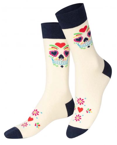 Чорапи Eat My Socks - Calaca, White - 2