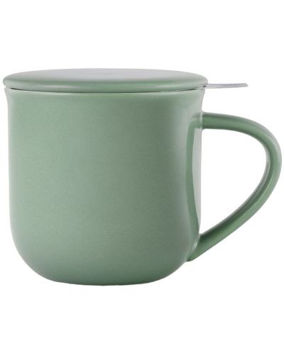 Чаша за чай с цедка Viva Scandinavia - Minima Stone Green, 350 ml - 1