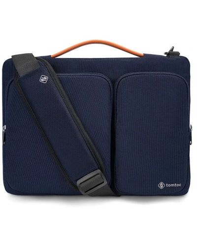 Чанта за лаптоп Tomtoc - Defender-A42 A42F2B1, 16'', синя - 1