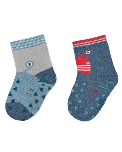 Чорапи за пълзене Sterntaler - Роботче, 21/22 размер, 18-24 месеца, 2 чифта - 1