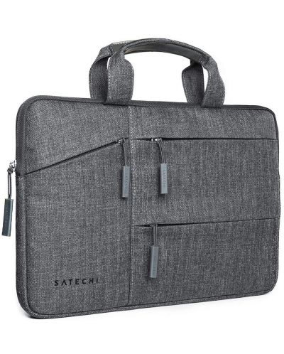 Чанта за лаптоп Satechi - Fabric, 15'', сива - 2