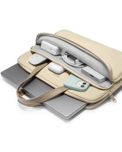 Чанта за лаптоп Tomtoc - Lady H21 A11D3K1, 14'', бежова - 7