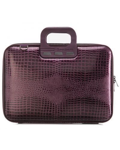 Чанта за лаптоп Bombata - Shiny Cocco, 13''-14'', Plum Purple - 1