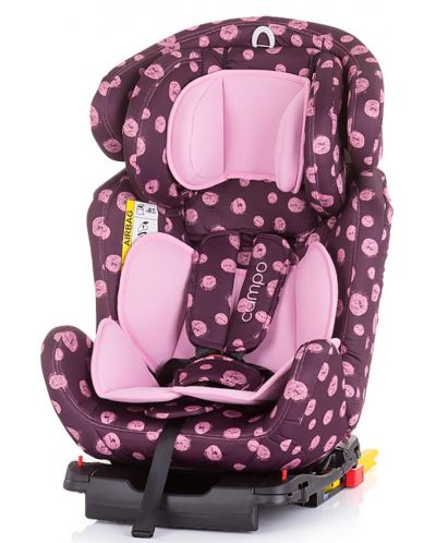 Столче за кола Chipolino Campo IsoFix - Лилаво, 0-36 kg