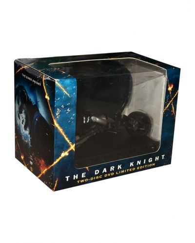 Черният рицар - Специално издание с Batpod фигурка (DVD)