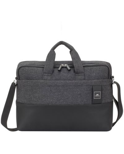 Чанта за лаптоп Rivacase - 15.6", сива - 3