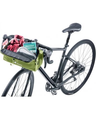 Чанта за велосипед Deuter - Mondego HB 8, за кормило, зелена - 2