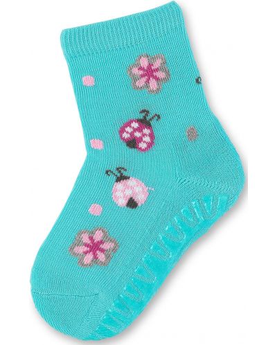Чорапи със силиконова подметка Sterntaler - Калинки, 25/26 размер - 1