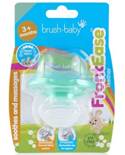 Чесалка за зъби Brush Baby - FrontEase, зелена - 3