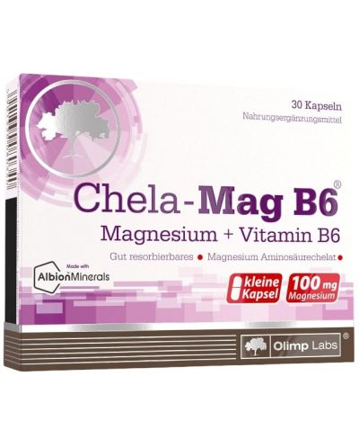 Chela Mag B6, 30 капсули, Olimp - 1