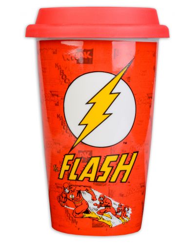 Чаша за път Pyramid DC Comics - The Flash, 340 ml - 1