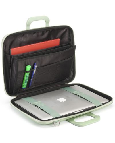 Чанта за лаптоп Bombata - Vernice, 15.6''-16'', червена - 2