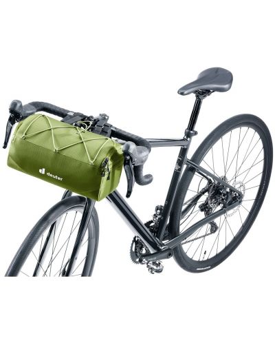 Чанта за велосипед Deuter - Mondego HB 8, за кормило, зелена - 4