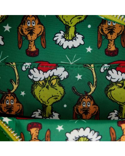 Чанта Loungefly Books: Dr. Seuss - Santa Grinch and Max - 6
