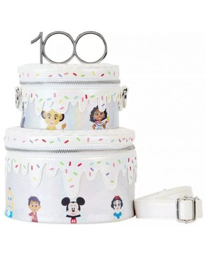 Чанта Loungefly Disney: Disney - 100th Anniversary Celebration Cake - 1