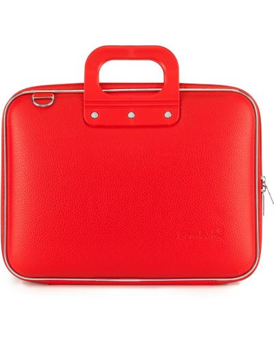 Чанта за лаптоп Bombata Medio Classic - 13", червена - 1