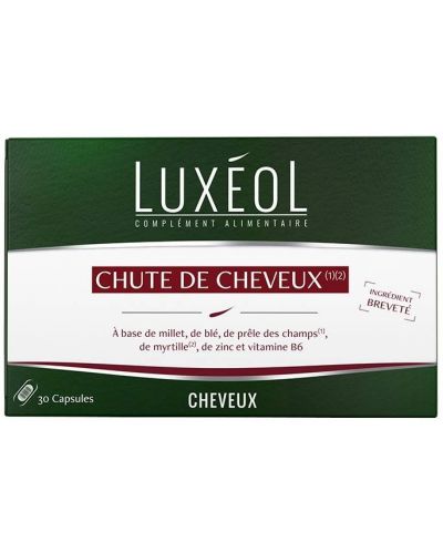 Chute de Cheveux За естествен растеж на косата, 30 капсули, Luxéol - 1