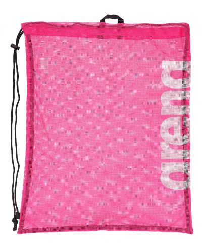 Чанта за плувни аксесоари Arena - Team mesh, розова - 1