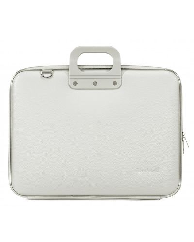 Чанта за лаптоп Bombata Maxi Classic - 17", сива - 1