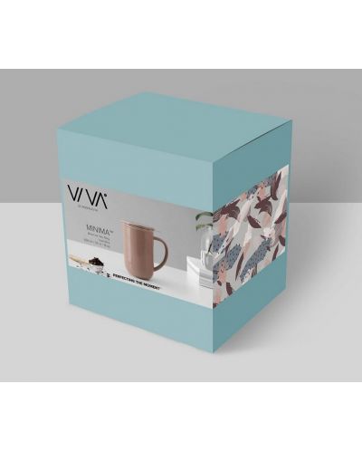 Чаша за чай с цедка Viva Scandinavia - Minima Stone Green, 500 ml - 5