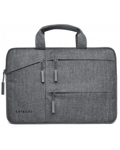 Чанта за лаптоп Satechi - Fabric, 13'', сива - 1