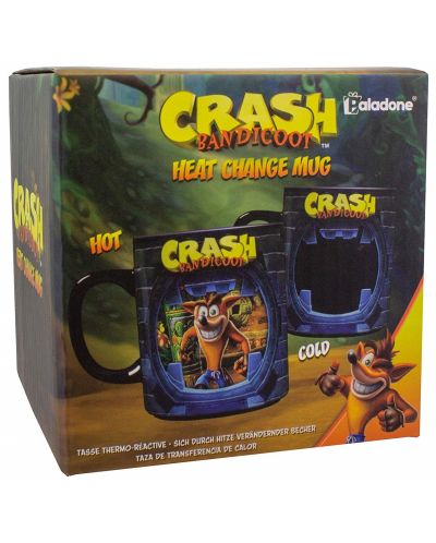 Чаша с термо ефект Paladone - Crash Bandicoot - 3
