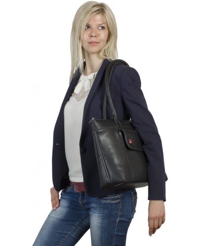 Чанта за лаптоп Rivacase - 8991 Lady's Laptop Bag, 15.6", черна - 9