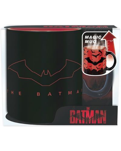 Чаша с термо ефект ABYstyle DC Comics: Batman - The Batman, 460 ml - 3