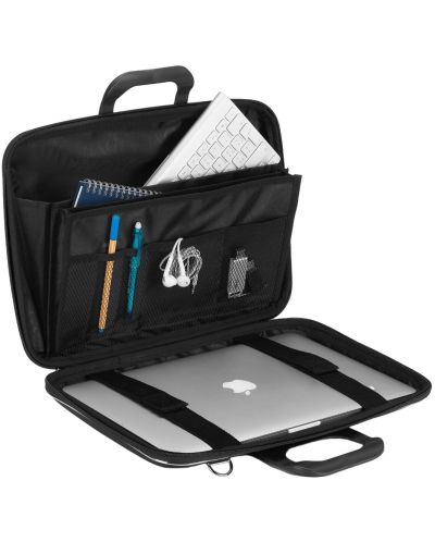 Чанта за лаптоп Bombata - Medio AllBlack, 13''/14'', черна - 5