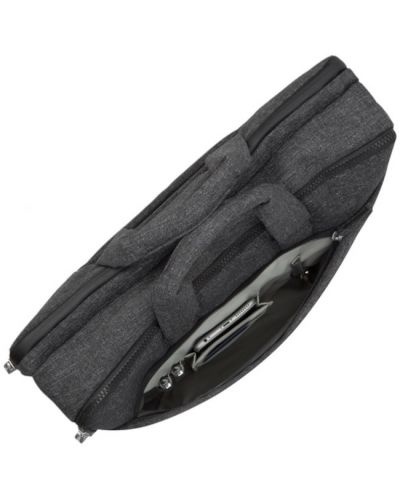 Чанта за лаптоп Rivacase - 15.6", сива - 7