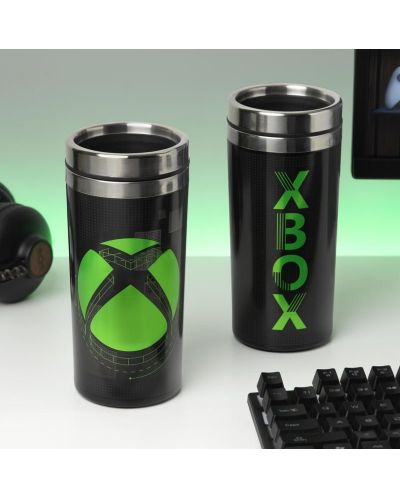 Чаша за път Paladone Games: XBOX - Green Logo - 3