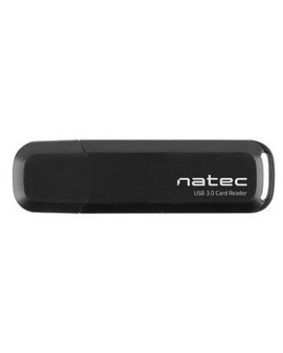 Четец за карти Natec - Scarab 2, SD/micro SD, USB 3.0, черен - 2