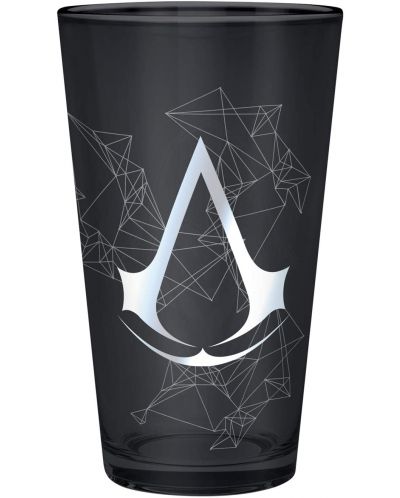 Чаша за вода ABYstyle Games: Assassin's Creed - Logo, 400 ml - 1
