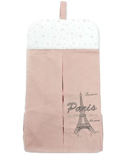 Чанта за пелени Bambino Casa - Paris, Rosa - 1