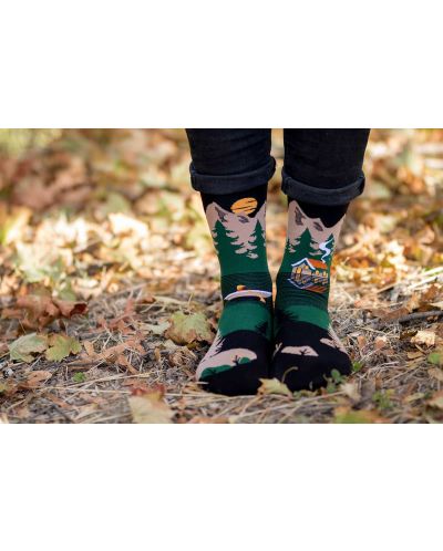 Чорапи Pirin Hill - Arty Socks Mountain, размер 43-46, зелени - 3