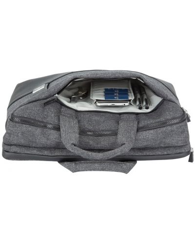 Чанта за лаптоп Rivacase - 15.6", сива - 8
