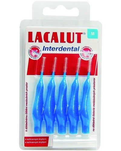 Lacalut Интердентални четчици за зъби, размер M, 5 броя - 1