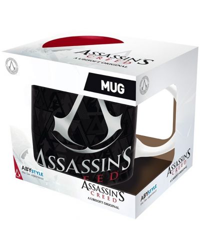 Чаша ABYstyle Games - Assassin's Creed - Crest black & red - 3