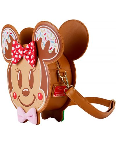 Чанта Loungefly Disney: Mickey and Minnie - Gingerbread Cookie - 3