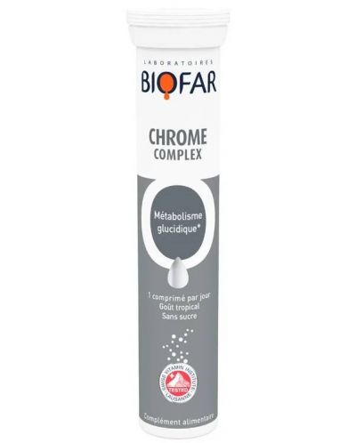 Chrome Complex, 20 ефервесцентни таблетки, Biofar - 1