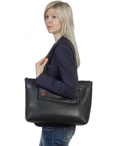 Чанта за лаптоп Rivacase - 8991 Lady's Laptop Bag, 15.6", черна - 10