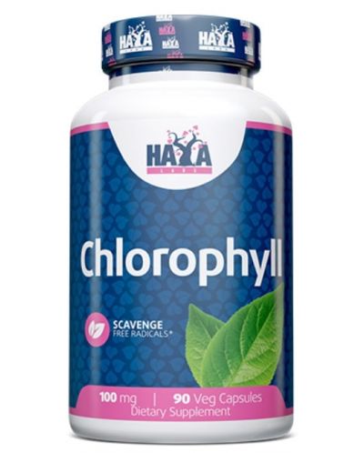 Chlorophyll, 100 mg, 90 капсули, Haya Labs - 1